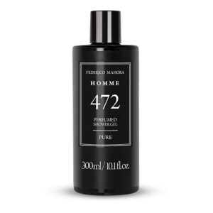 Kvapusis prausimosi gelis vyrams - PURE 472 (įkvėptas Creed Aventus) kvapo