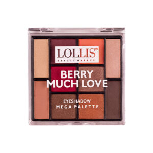 LOLLIS Berry Much Love - Akių šešėlių Mega Paletė, 10 spalvų