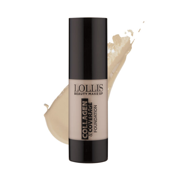 LOLLIS Makiažo pagrindas COLLAGEN & COVERAGE - 01