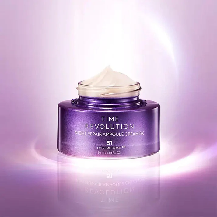 MISSHA - Time Revolution Night Repair Ampoule Cream 5X Veido kremas, 50 ml - Image 2