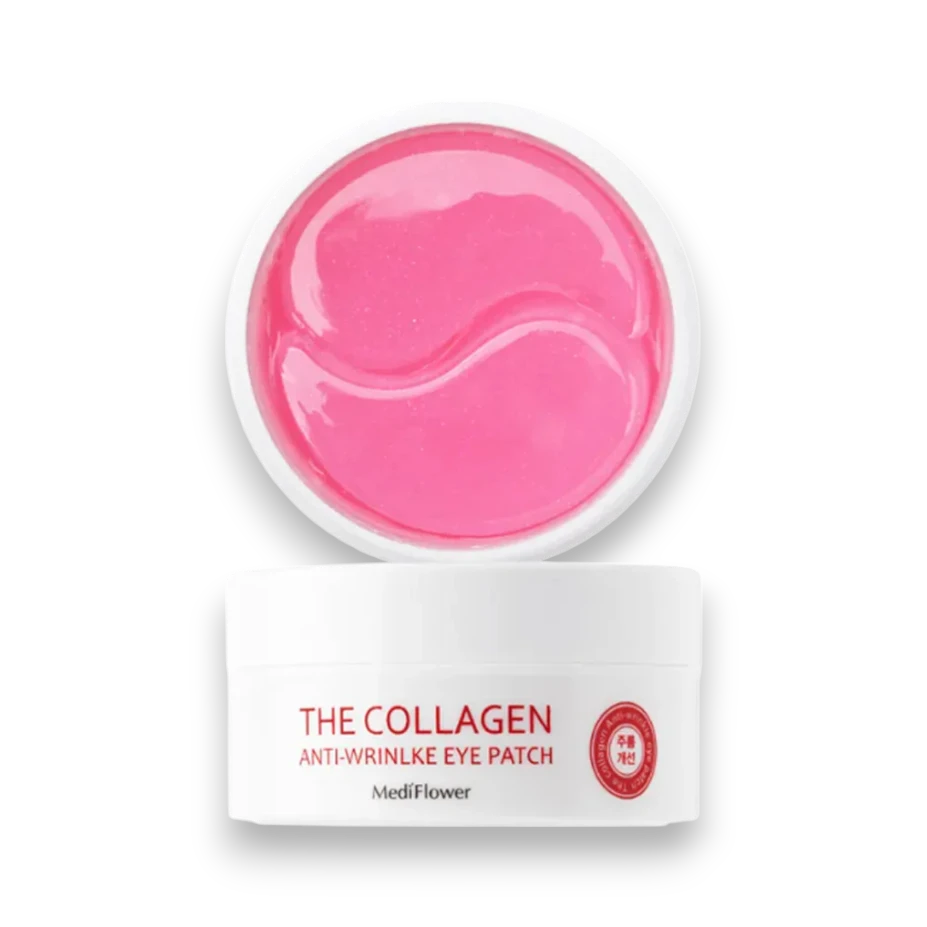 MediFlower The Collagen Anti-Wrinkle Eye Patch paakių padeliai su kolagenu