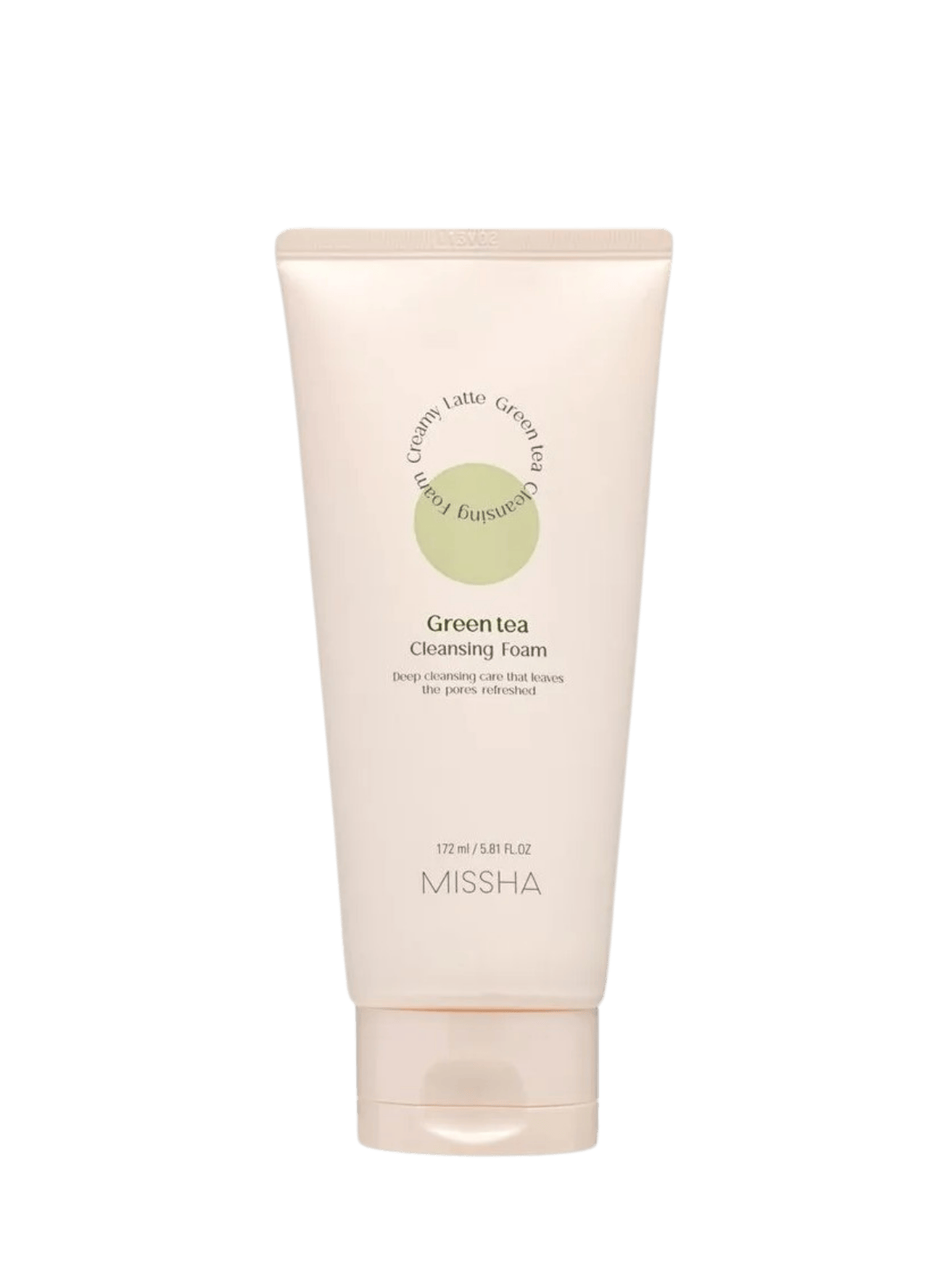 Missha Creamy Latte Green Tea Cleansing Foam