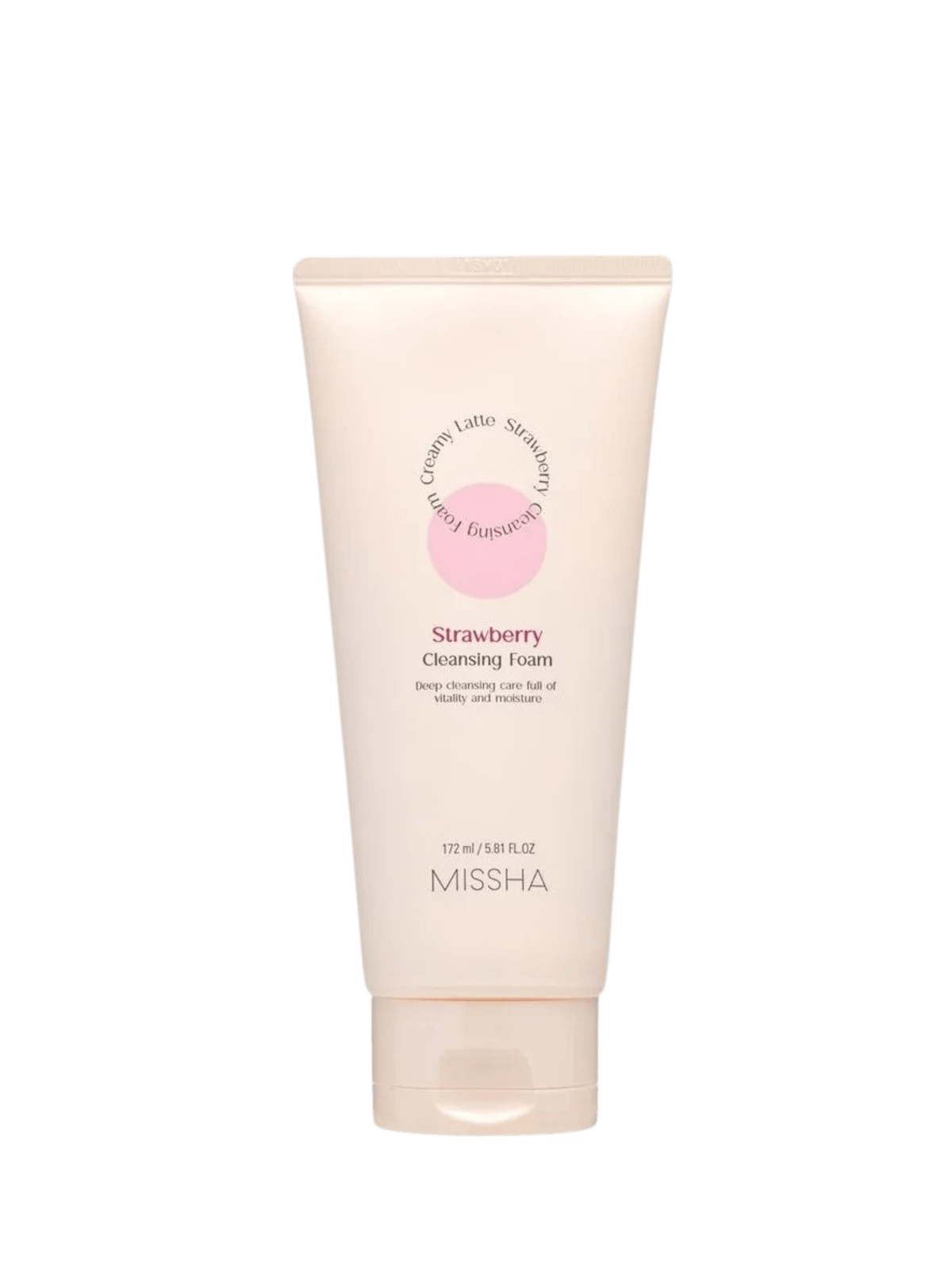 Missha Creamy Latte Strawberry Cleansing Foam