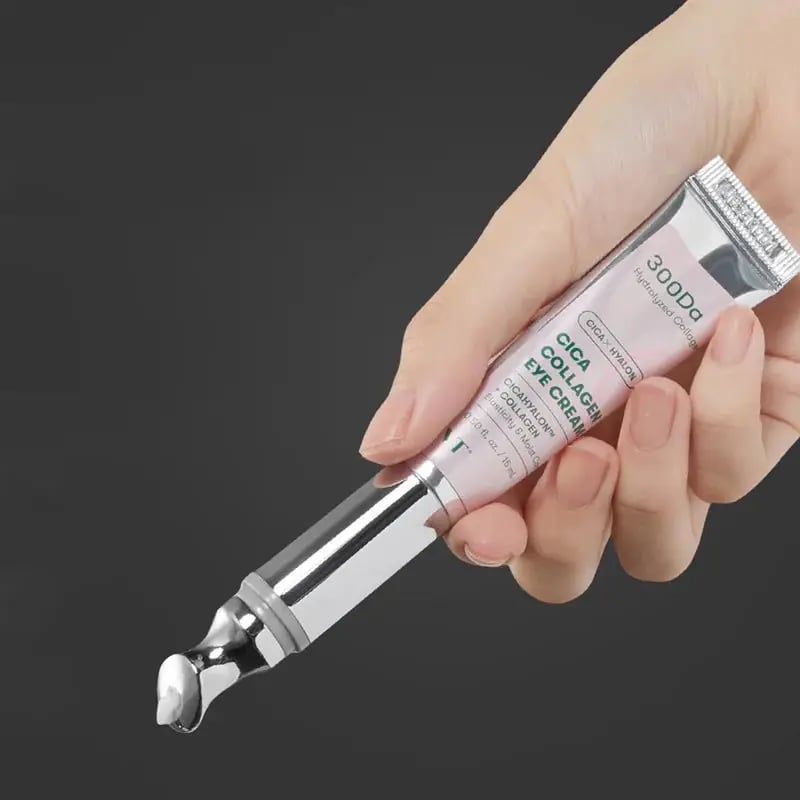 VT Cosmetics CICA Collagen Eye Cream intensyvaus veikimo paakių kremas su vibraciniu aplikatoriumi, 15 ml - Image 3