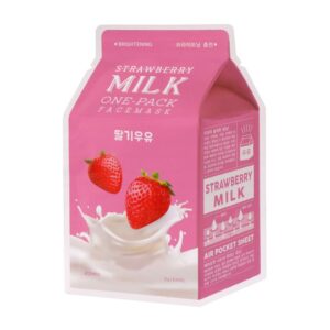 A'Pieu Strawberry Milk One-Pack veido kaukė