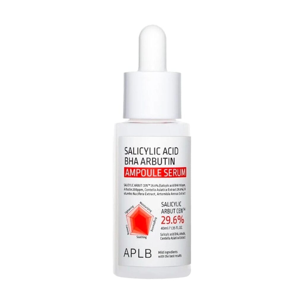 APLB Salicylic Acid BHA Arbutin Ampoule Serum veido serumas 40 ml