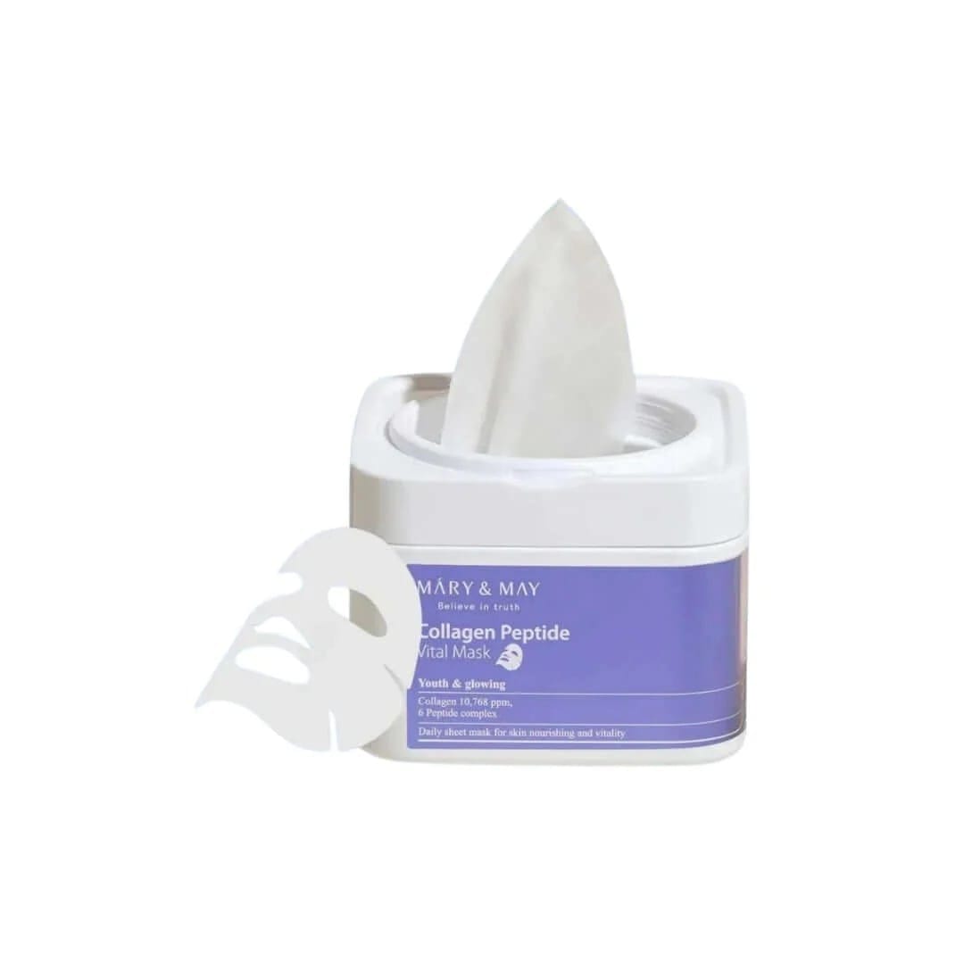 MARY&MAY Collagen Peptide Vital Mask 30 vnt.