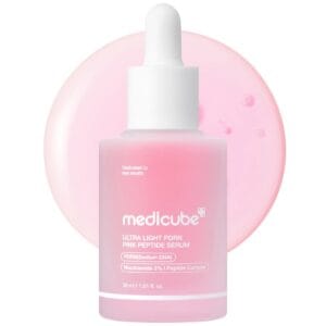 MEDICUBE Ultra Light PDRN Pink Peptide Serum 30 ml lengvas PDRN veido serumas