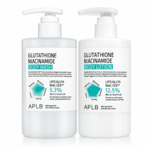 APLB Glutathione Niacinamide kūno priežiūros rinkinys