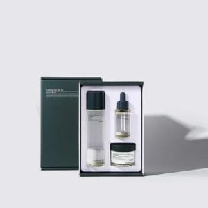 Pyunkang Yul Calming Line Gift Set veido priežiūros rinkinys – tonikas 150 ml, serumas 30 ml ir kremas 50 ml