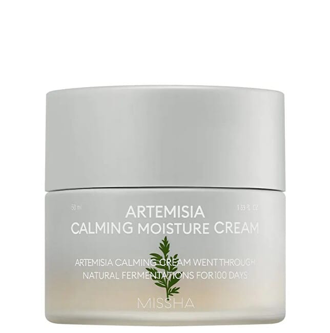 MISSHA Artemisia Calming Moisture Cream raminamasis drėkinamasis veido kremas su pelyno ekstraktu 50 ml