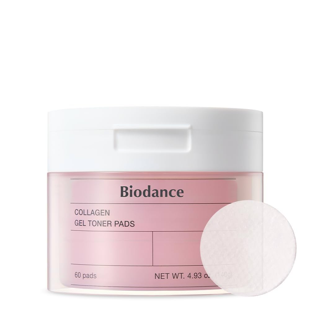 BIODANCE Collagen Gel Toner Pad drėkinamieji toniko padeliai su kolagenu, 60 vnt.